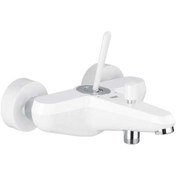 Resim Grohe Eurodisc Joy Tek Kumandalı Banyo Bataryası - 23431Ls0 Beyaz 