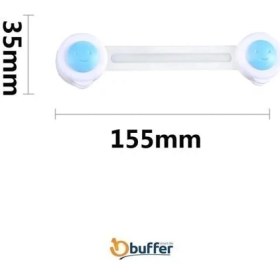Resim Buffer® Bebek ve Çocuklar Için Dolap Çekmece Emniyet Güvenlik Kilidi 