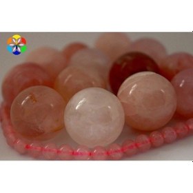 Resim Pembe Kuvars Taşı Küre 