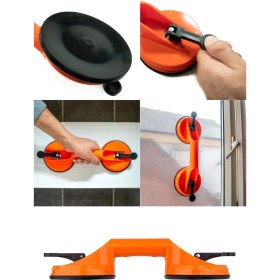 Resim Nublado Vantuz Cam Vantuzu Vakumlu Cam Fayans Ahşap Tutucu Taşıma Araba Kaporta Göcük Çektirme 2'li Plastik 