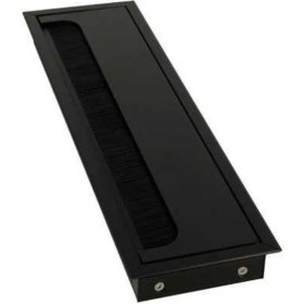 Resim Dizaynaks Mat Siyah Masa Kablo Kanal Kapağı, Fırçalı Lüks 80*276 Mm. 