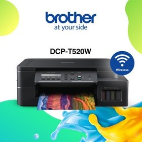 Resim Brother DCP-T520W Tanklı Inkjet All İn One Renkli Yazıcı 