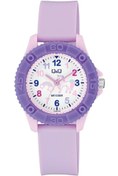 Resim Q&Q Q Q Unisex Kol Saati 100 Metre Su Geçirmez Mor-lila Vq96j026y 