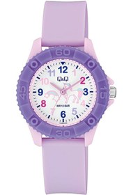 Resim Q&Q Q Q Unisex Kol Saati 100 Metre Su Geçirmez Mor-lila Vq96j026y 