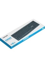 Resim Concord Kablolu F Klavye Standart Tasarım ve Kare Tuş Formu ile Ev Ofis İçin İdeal 