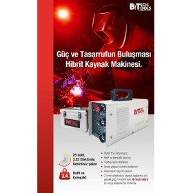 Resim B-Tech BTECH 200 AMP DİJİTAL KAYNAK MAKİNASI 