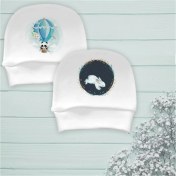 Resim Nilesbabyshop İsme Özel Bebek Bere 2'li 
