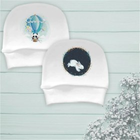 Resim Nilesbabyshop İsme Özel Bebek Bere 2'li 