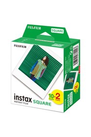 Resim Fujifilm Instax SQ40 Siyah Fotoğraf Makinesi 20li Kare Film ve Pleksi Çerçeve 
