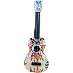 Resim Hawiian XU21OWL Soprano Ukulele (Baykuş Desenli) | Sevimli Baykuş Grafikli Kapak Hafif Gövde Çocuklar İçin Mükemmel Hediye 