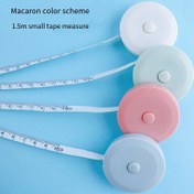 Resim 150cm Küçük Cetvel Mini Deri Cetvel Pirinç Cetvel Çok Fonksiyonlu Hassas Sevimli Basit Taşınabilir Yumuşak Cetvel Üç Çevre Göğüs Çevresi Kalça Çevresi Bel Çevresi Kıyafet Cetveli Boy Ölçer Teleskopik Cetvel 