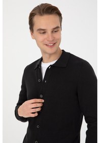 Resim U.s. Polo Assn. Erkek Siyah Hırka Triko 50313690-vr046 Siyah 
