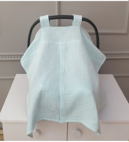 Resim Müslin Puset Örtüsü - Mint Yeşil 