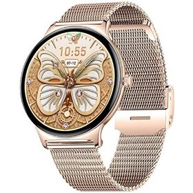 Resim Haino Teko Watch Ultra 5 Amoled Ekran Super Slim Tasarım WaterProof 3 Kordonlu Akıllı Saat Gold Rose 