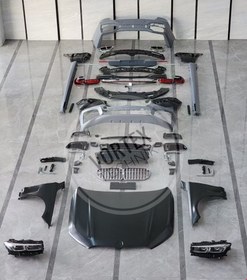 Resim Bmw 7 Serisi G11g12 Makyajlı Kasa DÖnüşüm Seti 2015 Sonrası-2020 Sonrası Uyumlu 