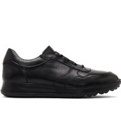 Resim Derimod Erkek Siyah Bağcıklı Deri Sneaker,Kışlık Spor Ayakkabı 25WFD630218 