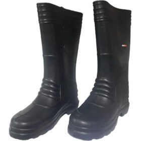 Resim Akınalbella Unisex Siyah Eva Hafif Poli Taban Uzun Yağmur Çizmesi AB210-77 