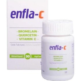 Resim Meditech Enfla-C Takviye Edici Gıda 30 Bitkisel Kapsül 