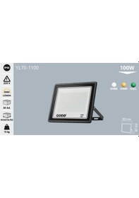 Resim 100w Ultra Slim Led Projektör, Beyaz Işık Yl70-1100 