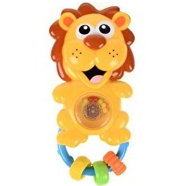 Resim Babycim Neşeli Sesli Pilli Aslan Çıngırak 
