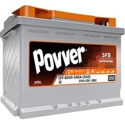 Resim Povver 12V 60 Ah 540 A En Akü 