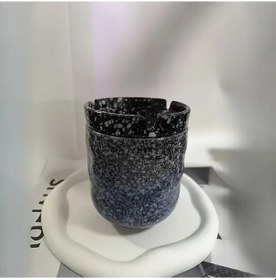 Resim Dashanshop Kapaklı Lüks Seramik Kül Tablası - Yıldızlı Gökyüzü Desenli Rüzgar Ve Toz Geçirmez 