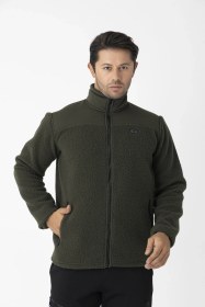 Resim Crozwise Tam Fermuar 3 İplik Sweat Yeşil 6055-04 Yeşil 