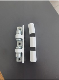 Resim 90 Mm Pvc Pimapen Beyaz Quick Çelik Kapı Menteşesi 30 Adet 