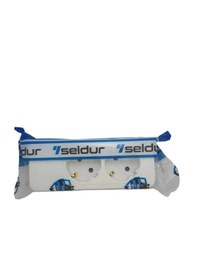 Resim Asyagrup Seldur İkili Çocuk Korumalı Topraklı Grup Priz Kablosuz 