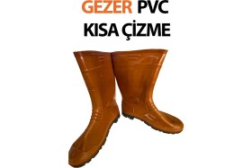 Resim Gezer Krep Kısa Çizme Siyah Tabanlı 45 Numara 