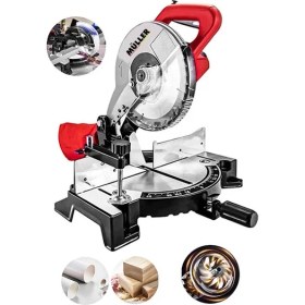 Resim Pro Müller DFS001 1500 Watt Bakır Sargılı 255 mm 90° Açılı Gönye Ahşap Metal Kesme Makinesi 