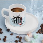 Resim Bk Gift Kişiye Özel Sunum Tabaklı Denizci Tasarımlı Kahve Fincanı-1, Sevgiliye Hediye, Arkadaşa Hediye, Denizciye Hediye Kobitmeyen137801 Bk Gift 