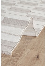 Resim Kaşmir Halı İskandinav Otto Beige 160x230 Cm Salon Mutfak Halısı Yolluk Bej 