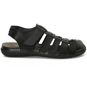 Resim Polaris 408025.m5fx Erkek Sandalet Siyah Siyah 