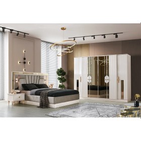 Resim Askar Mdf Yatak Odası Takımı Bazalı 