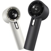 Resim Taşınabilir El Tipi Vantilatör, Mini Ayarlanabilir Turbo Vantilatör Siyah, 