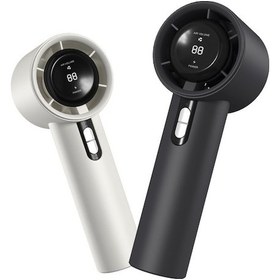 Resim Taşınabilir El Tipi Vantilatör, Mini Ayarlanabilir Turbo Vantilatör Siyah, 