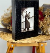 Resim Rabsev 10x15cm 200 Fotoğraf Kapasiteli Lüks Pencereli Deri Fotoğraf Albümü LPP46200-S 