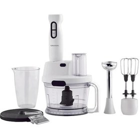 Resim Grundig BL 4781 Rendeli 700 Watt El Blender Seti Paslanmaz Çelik, Mikser Aksesuarlı, 1.5 Litre 