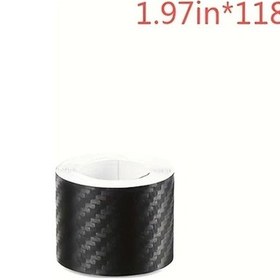 Resim Willowhaven 1 Adet 3d Karbon Fiber Araç Dekoru 1.97inch Çizilmeye Dayanıklı Su Geçirmez 
