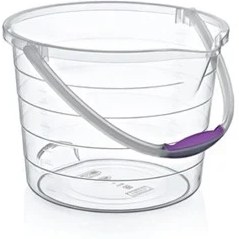 Resim Hobby Life Plastik Şeffaf Kademeli Temizlik Kovası(13 Lt) 