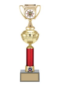 Resim Odak Kupa - Figürlü Kupalar - Kupa Figürlü Kupalar Fg-053 B - 44 Cm Altın - Beyaz 