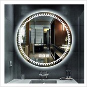 Resim GLOBAL LED MIRROR 90 Cm Beyaz Ledli Tasarım Kumlamalı Dokunmatik Bluetoothlu Buğu Önleyicili Banyo Aynası Makyaj Ayna 