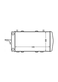 Resim Skoda Felicia 2 Motor Radyatoru 1.6 1998-2001 Aee Mahle Cr1513000s 