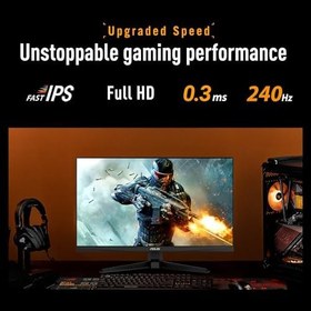 Resim ASUS TUF GAMING VG279QM5A 27 Fast IPS 1920x1080 0.3ms 240Hz 240Hz DP HDMI Hoparlör VESA 3YIL ELMB SYNC, 99% sRGB, Gaming AI MONİTÖR 