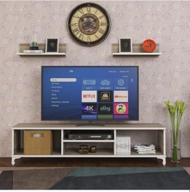 Resim Kenzlife televizyon sehpası monako120 crd tv ünitesi raflı 