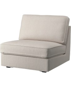 Resim IKEA Bej Konforlu Kanepe - Yataklı Tekli Koltuk 