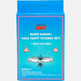 Resim Autokit Kalemli Kaza Tespit Tutanak Seti 