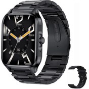 Resim Geeroyoo JZR GY 1.85" Bluetooth Çağrı Spor Modu Nabız Takip IP67 Su Geçirmez 100+ Fitness Modu Uyku Analizi Dokunmatik Ekran Akıllı Saat 