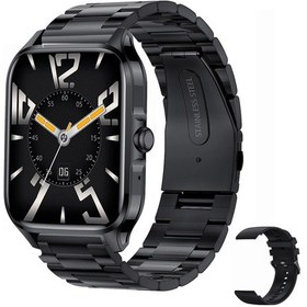 Resim Geeroyoo JZR GY 1.85" Bluetooth Çağrı Spor Modu Nabız Takip IP67 Su Geçirmez 100+ Fitness Modu Uyku Analizi Dokunmatik Ekran Akıllı Saat 